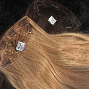 One thick piece clip on hair extensions
